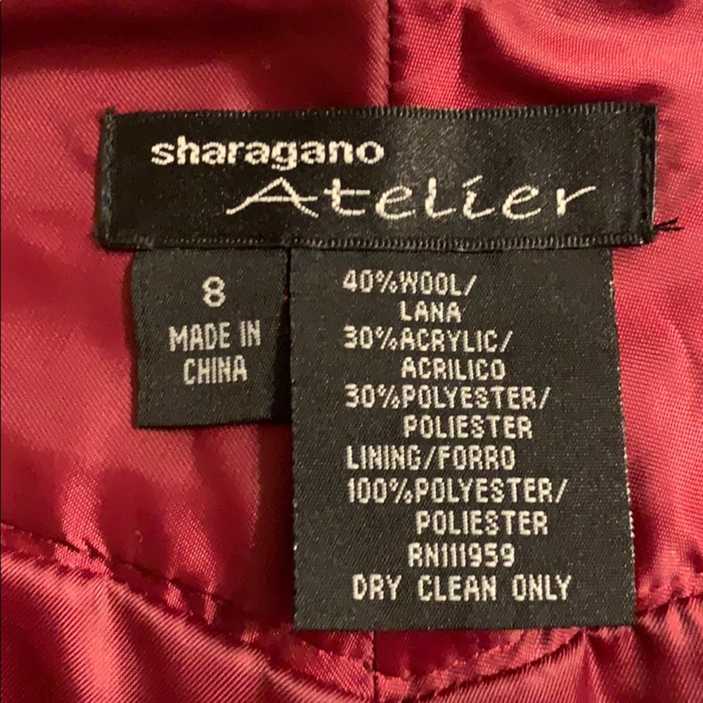 Gray Herringbone Pattern Wool Dress Pants. - image 5